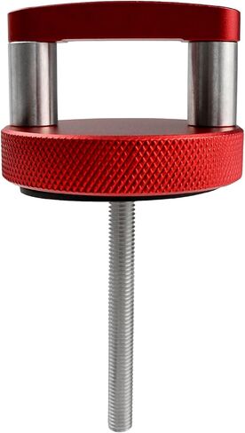 براغي إبهام سريعة الفك من Hex Autoparts باللون الأحمر مع حلقة على شكل D، ومقابض تثبيت علوية صلبة من الألومنيوم متوافقة مع 2007-2018 Jeep Wrangler JK 2-Door و4 أبواب غير محدودة in Saudi Arabia
