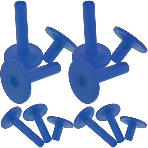 12Pcs Drum Cymbal Sleeves Plastic Replacement Set with Felt Pads 6.2Cm, 5Cm, 2.8Cm for Cymbal Stand Accessories Drum Kit Parts in Saudi Arabia