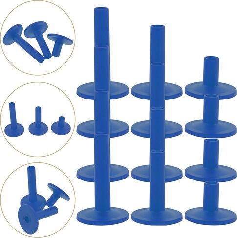 12Pcs Drum Cymbal Sleeves Plastic Replacement Set with Felt Pads 6.2Cm, 5Cm, 2.8Cm for Cymbal Stand Accessories Drum Kit Parts in Saudi Arabia