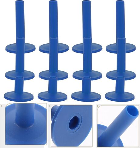 12Pcs Drum Cymbal Sleeves Plastic Replacement Set with Felt Pads 6.2Cm, 5Cm, 2.8Cm for Cymbal Stand Accessories Drum Kit Parts in Saudi Arabia