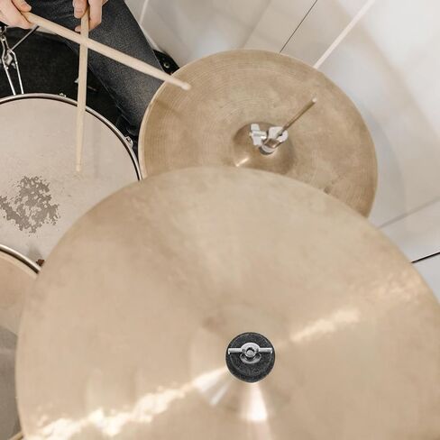 Holibanna 18pcs Drum Set Felt Pads Cymbal Accessories Kit Anti-Slip Gray Drum Set Fittings and Percussion Cymbal Protection in Saudi Arabia