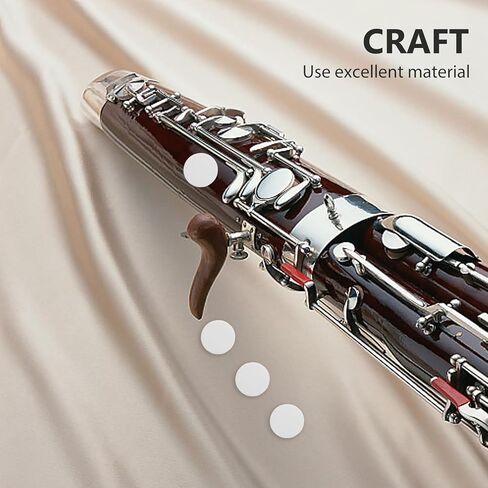 Veemoon 24 قطعة من وسادات ثقب الباسون من جلد الغنم وسائد إصلاح الباسون مع ملحقات أدوات الرياح اللاصقة للموسيقيين بلون عشوائي in Kuwait