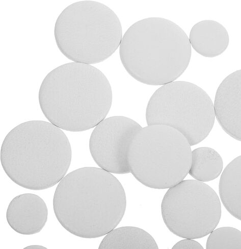 Veemoon 24 قطعة من وسادات ثقب الباسون من جلد الغنم وسائد إصلاح الباسون مع ملحقات أدوات الرياح اللاصقة للموسيقيين بلون عشوائي in Kuwait