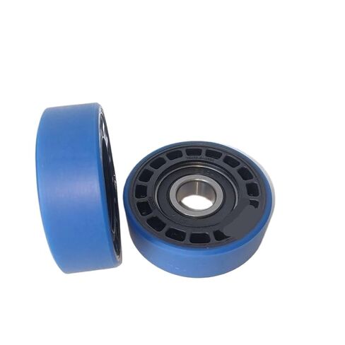 Escalator Step Roller 75 * 23.5 * 6204 75x23.5-6204 Blue Keel Frame Wheel OD 75mm W 23.5mm Bearing 6204RS Replace DEE4008754 in Saudi Arabia
