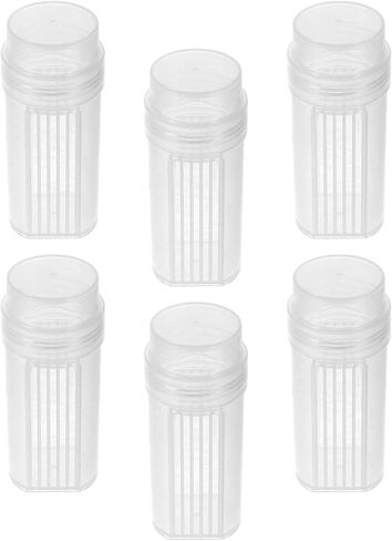 6pcs Coplin Plastic Staining Jars with 5-slide Capacity Lab Slide Staining Tanks for Microscope Slide in Laboratory and School Science Use in Saudi Arabia