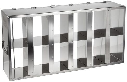 Argos R9684A Stainless Steel Upright Microtiter Plate Freezer Rack with Locking Rod for 96 and 384 Well Microtiter Plates, 22" Length x 9-3/16" Width x 5-1/2" Height in Saudi Arabia