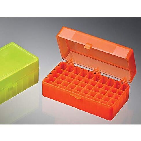 Labcon 2708-220-000-9, 50 Place Freezer Storage Box with Attached Lid, Natural Color, Autoclavable, Pack of 5 in Saudi Arabia