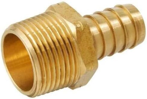 LFA-495 5/8 in. Barb x 3/4 in. MIP Brass Hose Adapter Fitting in Saudi Arabia
