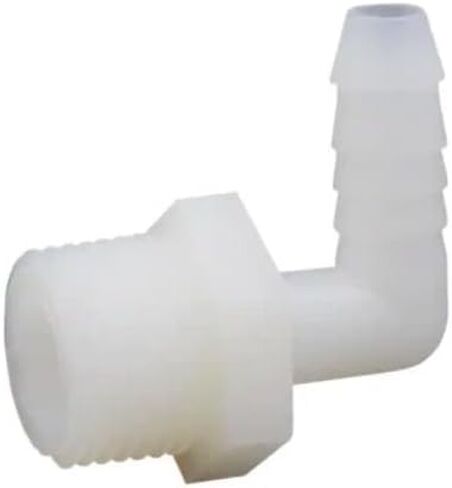 Hose Elbow 3/4 in ID Barb x 3/4 in. MIP Nylon Adapter Connector A-595 in Saudi Arabia