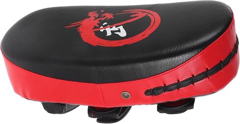 SOLUSTRE Kickboxing Kick Pad Thickened Curved Boxing Kicking Sparring Gear Red 1pcs for Martial Arts Taekwondo Muay Thai Training in Saudi Arabia