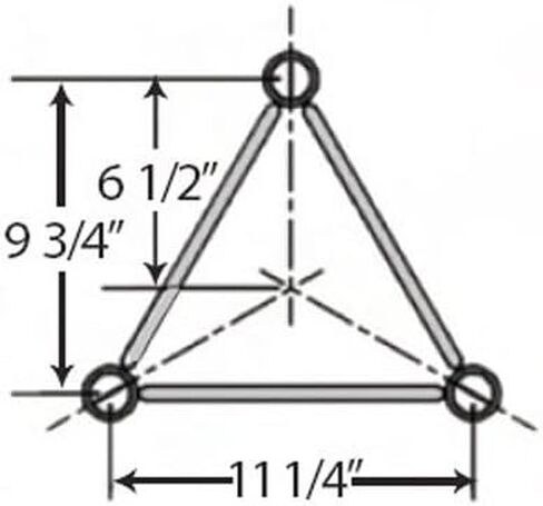 ROHN 30' برج إضاءة برج صناعي من الصلب ذاتي الدعم، تشطيب مجلفن، بدون ثلج in Kuwait