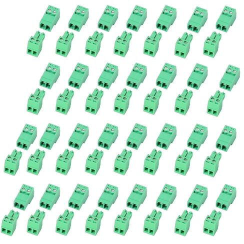 10 Set 6 Pin 5.08mm Pitch PCB Mount Screw Terminal Block Connector with Phoenix Plug,Pluggable Male and Female Connector in Kuwait