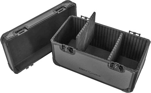 Black Gray KROM Record/Utility Case for 120 7" Vinyl Records in Saudi Arabia