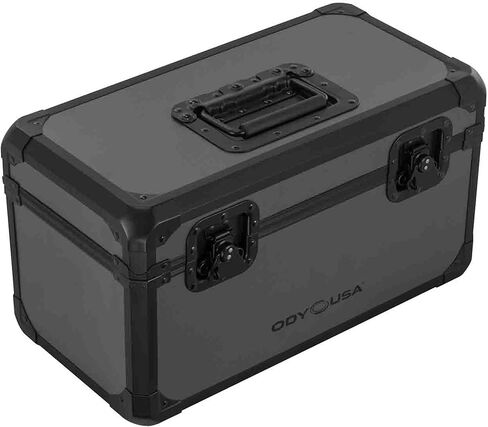 Black Gray KROM Record/Utility Case for 120 7" Vinyl Records in Saudi Arabia