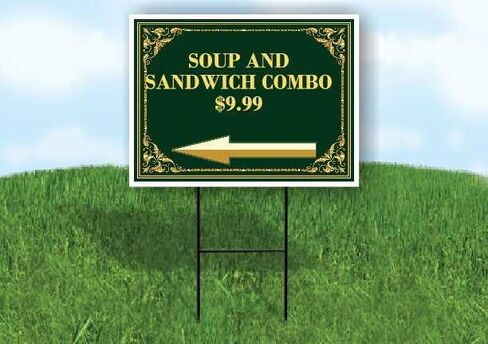 مجموعة الحساء والساندويتش 9.99 دولارًا أمريكيًا لعيد القديس باتريك البرسيم الأيرلندي سهام ذهبية فاخرة على شكل حرف A من جانب واحد مقاس 23 × 23 بوصة. in Kuwait