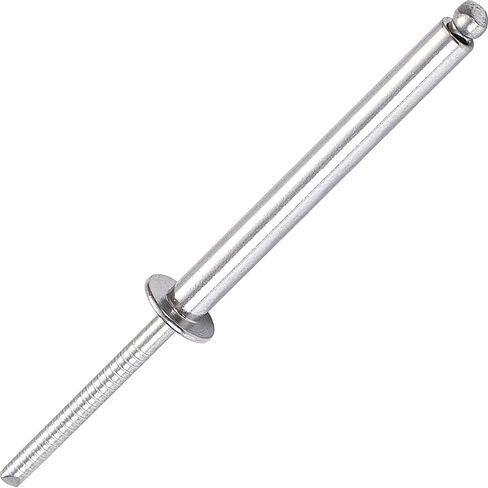 20 قطعة من المسامير الطويلة جدًا المصنوعة من الفولاذ المقاوم للصدأ - قطر 1/4 بوصة، شديدة التحمل، مسامير عمياء مفتوحة النهاية، مقاومة للتآكل وقوة قص عالية (1/4 بوصة × 2 بوصة) in Kuwait