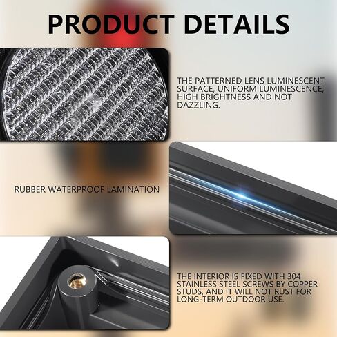 Red/Green 200mm/8in Traffic Light, PC Housing Waterproof Outdoor LED Traffic Light Lamp, Industrial Stop and Go Lights Cobweb Lens Safety Lights (AC85-265V) in Kuwait