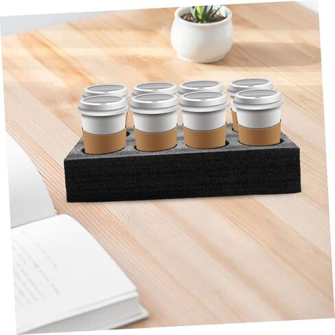 4 Pcs Pearl Cotton Cup Holder Camper Van Accessories Portable Coffee Mug Glass Drinking Bottle Cup Holders for Motorhomes Car Stand Beverages Takeout Cup Tray Fixture re-usable in Saudi Arabia