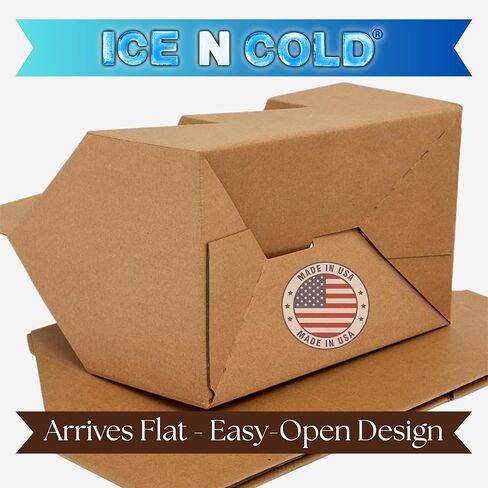 ICE N COLD® 6 Pack Bottle Carrier Kraft Cardboard – Wine & Beer Bottle Holder – Beverage Carryout Packaging for Liquor Stores, Breweries, Grocery & Retail (10, Kraft, 6-P) in Kuwait