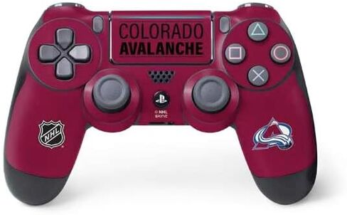 Skinit Decal Gaming Skin Compatible with PS4 Pro/Slim Controller - Officially Licensed NHL Colorado Avalanche Frozen Design in Saudi Arabia