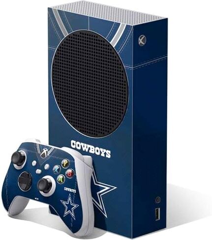 ملصق Skinit المخصص للألعاب متوافق مع حزمة Xbox Series S - تصميم مرخص رسميًا من NFL Dallas Cowboys in Saudi Arabia
