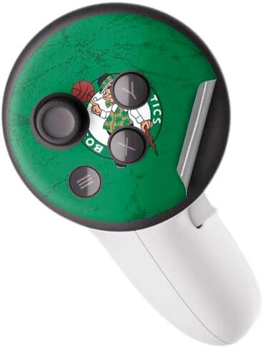 Skinit Decal Gaming Skin Compatible with Meta Quest 3S - Officially Licensed NBA Boston Celtics Green Primary Logo Design in Saudi Arabia