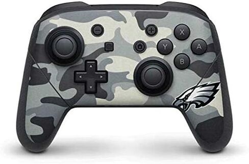 Skinit Decal Gaming Skin Compatible with Nintendo Switch Pro Controller - Officially Licensed NFL Philadelphia Eagles Large Logo Design in Saudi Arabia
