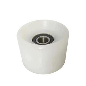 10 pcs 70 * 50 * 6202 Escalator Handrail Roller White Nylon Pulley OD 70mm W 50mm Bearing 6202RS in Saudi Arabia