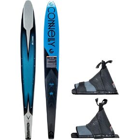 حزمة Connelly V Waterski مع روابط Comp 2023، 69 بوصة، مقاس XL للرجال (12-13) - حذاء مزدوج in Kuwait