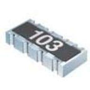 Bourns, CAT16-222J4LF, Res Thick Film Array 2.2K Ohm 5% 0.25W(1/4W) ±200ppm/°C ISOL 8-Pin 1206(4 X 0603) Concave SMD T/R (5000 Item/s) in Kuwait