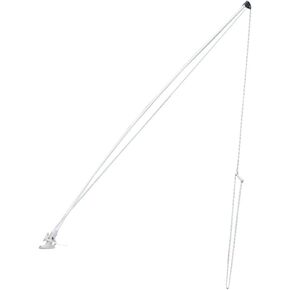 Dockmate Economy 12' Mooring Whips - Premium Bungee Boat Dock Accessories with Solid Fiberglass Rods and Cast-Aluminum Base for Secure Boat Docking - Pack of 2 Dock Rods for Easy Separation and in Kuwait