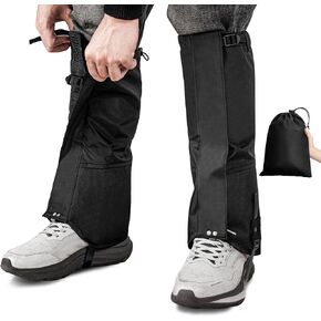 FUNANASUN Pro Leg Gaiters معززة بالمتانة العسكرية بنسبة 100% مقاومة للماء وقابلة للتعديل لجميع التضاريس واقيات الساق للمشي لمسافات طويلة والصيد والمشي بالأحذية الثلجية والعمل في الهواء الطلق للرجال والنساء in Kuwait