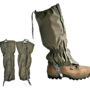 جراميق الثعبان، واقيات الثعبان المقاومة للماء، حماية لدغة الثعبان لأسفل الساقين، المشي لمسافات طويلة في الهواء الطلق للصيد على الرمال الثلجية، سروال داخلي مقاوم للثعبان، مقاس قابل للتعديل يناسب الرجال والنساء in Kuwait