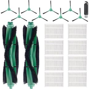 12-Pack Q0520 Replacement Dust Bag Compatible with iRobot Roomba 2 Essential Robot Q052, 105 Combo, Plus 405, Plus 505 Combo Vacuum Cleaner, Disposable Roomba Vacuum Bags Accessories in Kuwait