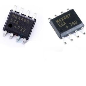 MAX485 3485 706 487 1487 813L 708 ESA CSA شريحة إرسال واستقبال SMD SOP8 10 قطعة (MAX485) in Kuwait
