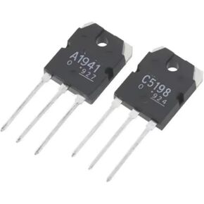 C5198 A1941 أنبوب مكبر كهربائي 2SA1941 2SC5198 TO-3P 2 قطعة (2SC5198) in Kuwait