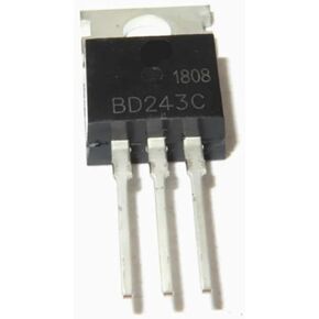 BD241C BD242C BD243C BD244C BD240C TO-220 سائق NPN صمام ثلاثي الطاقة 5 قطعة (BD242C) in Kuwait