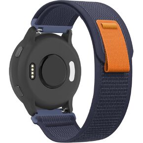 Trail Loop Nylon 22mm Watch Bands Compatible with Garmin Vivoactive 4/Venu 2/3,Soft Breathable Adjustable Woven Sports Strap for Forerunner 265/255/255 Music Men Women in Kuwait