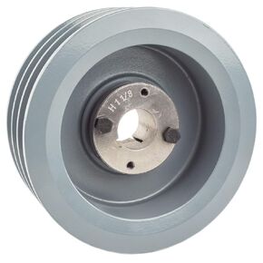 بكرة أخدود ثلاثية من الحديد الزهر مقاس 6.5 بوصة لـ 3 أحزمة القسم B 5L مع جلبة Sheave مقاس 1-1/8 بوصة 3BK67H in Kuwait