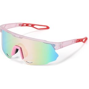 Polarized Sports Sunglasses for Men Women, Baseball Sunglasses for Teens Cycling, Biking, Running with UV400 in Kuwait