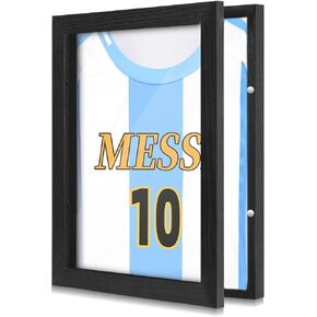 1 Pack T Shirt Frames for Wall Display, 11" x 14" Shadow Box, Wood Jersey Frame Display Case Depth of 1", T-Shirt Frames with 98% UV Protection Acrylic, Display Case for Shirts, Jerseys in Kuwait