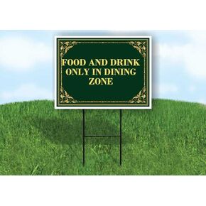 الطعام والشراب فقط في منطقة تناول الطعام في عيد القديس باتريك، البرسيم الأيرلندي، أسهم اتجاهية ذهبية فاخرة، إطار على شكل حرف A مزدوج الجوانب مقاس 23 × 23 بوصة. in Kuwait