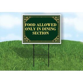 الطعام مسموح به فقط في قسم تناول الطعام في عيد القديس باتريك، البرسيم الأيرلندي، أسهم ذهبية فاخرة على شكل حرف A، جانب واحد مقاس 23 × 23 بوصة. in Kuwait