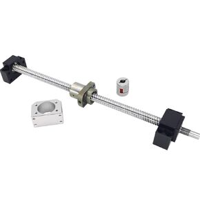 الكرة اللولبية، دليل خطي الكرة اللولبية الكرة اللولبية SFE2525 300-1000 مم عالية الرصاص BK20 BF20 مقرنة الإسكان الجوز (950 مم) in Kuwait