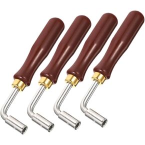 4pcs Dulcimer Tuning Wrench Set - Stainless Steel Music Instrument Tool Durable Construction Violin Accessory Harpsichord Tuning Lever Spanner in Kuwait