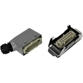 HDC HE 16-pin موصل صناعي مكون 16A علوي/جانبي 6-pin طرف لولبي مستطيل (مدخل جانبي) in Kuwait