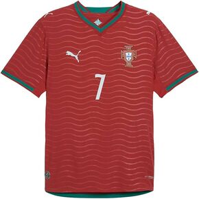 قميص PUMA للرجال البرتغال 2026 هوم رونالدو برقبة دائرية وأكمام قصيرة طبق الأصل جيرسي كاجوال - أحمر in Kuwait