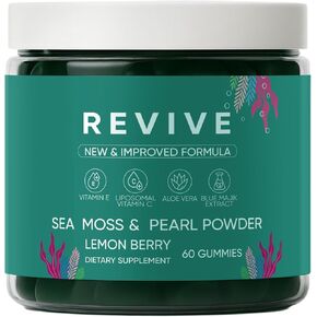 علكات بالمبار ريفايف لتساقط الشعر - علكات طحالب البحر مع فيتامين ج، وفيتامين هـ، والصبار، ومسحوق اللؤلؤ يدعم نمو أسرع للشعر، وأظافر أقوى، وبشرة صحية، وقوة إضافية - 60 قطعة in Kuwait