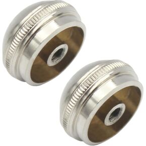 2 Pcs Silver Flute Headjoint Crown Screw Cap - Repair, Maintenance, Replacement, Tuning, Performance Prep & Practice Instrument Parts in Saudi Arabia