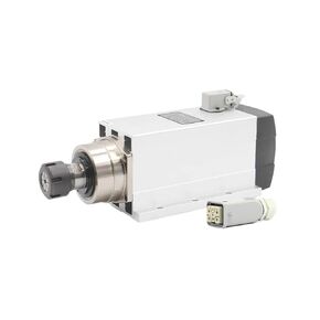 4.5kw ER32 تبريد الهواء 220 فولت/380 فولت مربع المغزل محمل كروي سيراميك 0.01 مللي متر الدقة مع شفة التركيب (380 فولت) in Kuwait